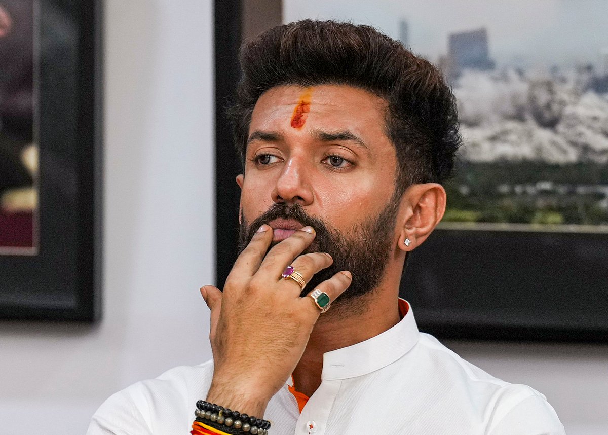 PTI : Union Minister Chirag Paswan |  